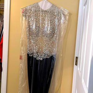 La Femme GIGI high slit gown